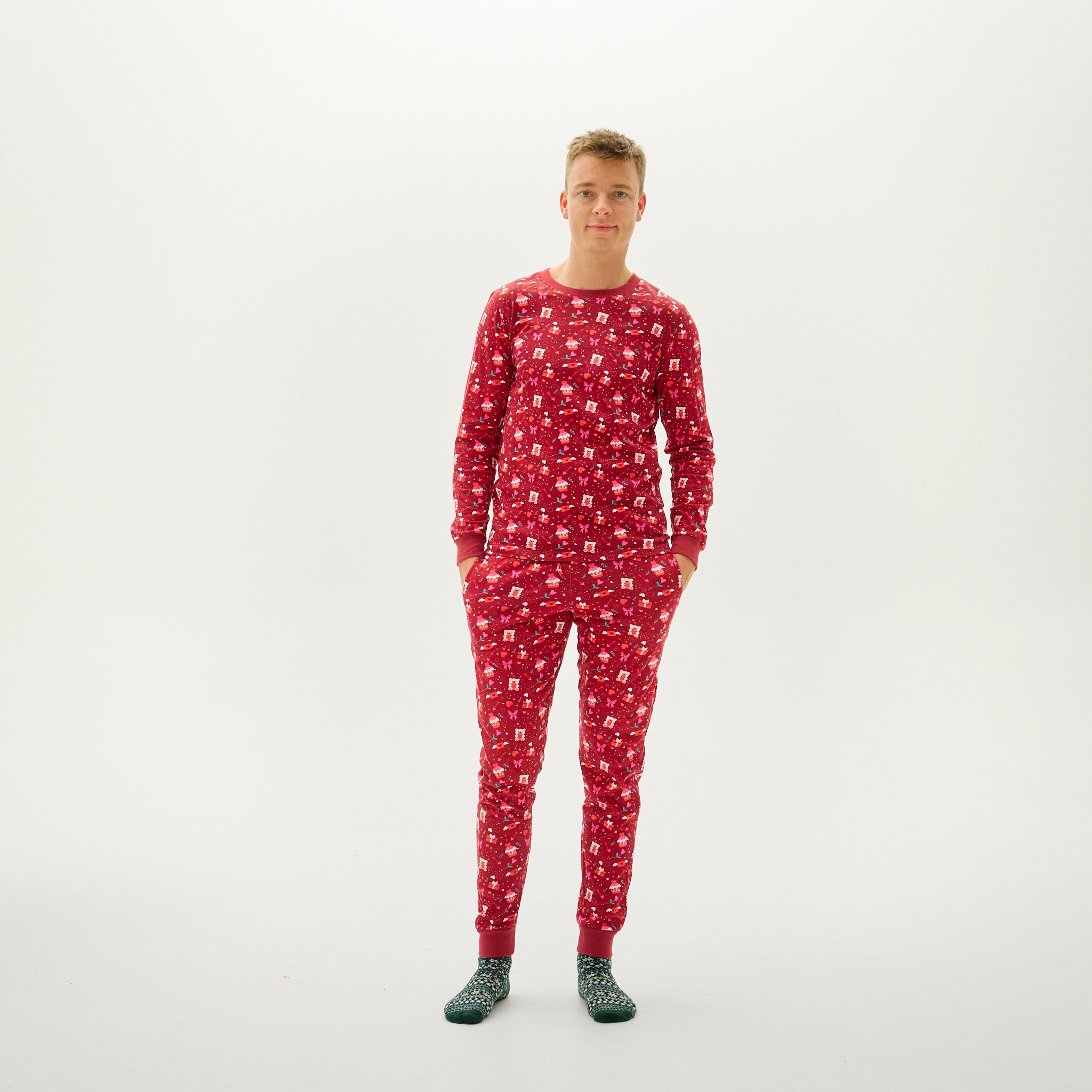 Pyjama Saint Valentin Rouge - Femme